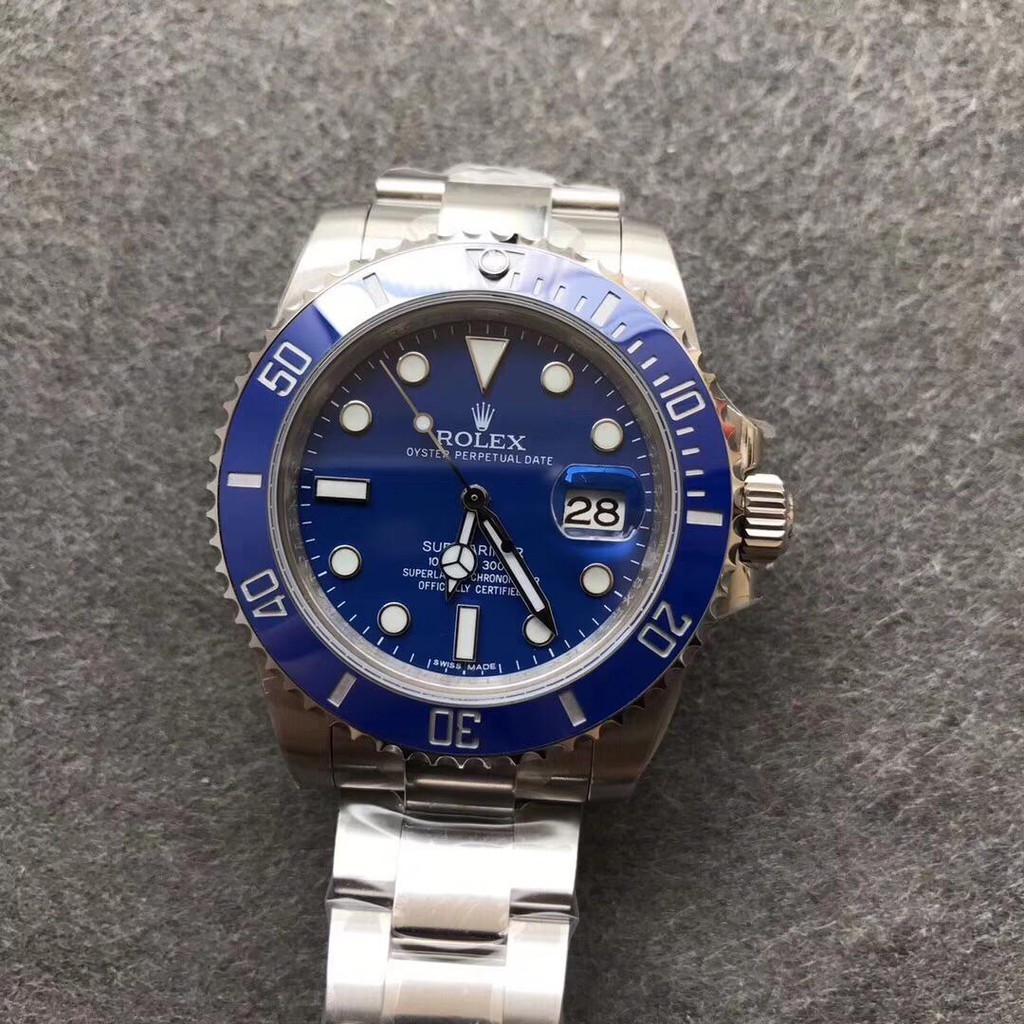 Rolex 手錶潛航者系列 勞力士 藍水鬼手錶 勞力士 機械表 勞力士 綠水鬼 藍水鬼 細節做到完美