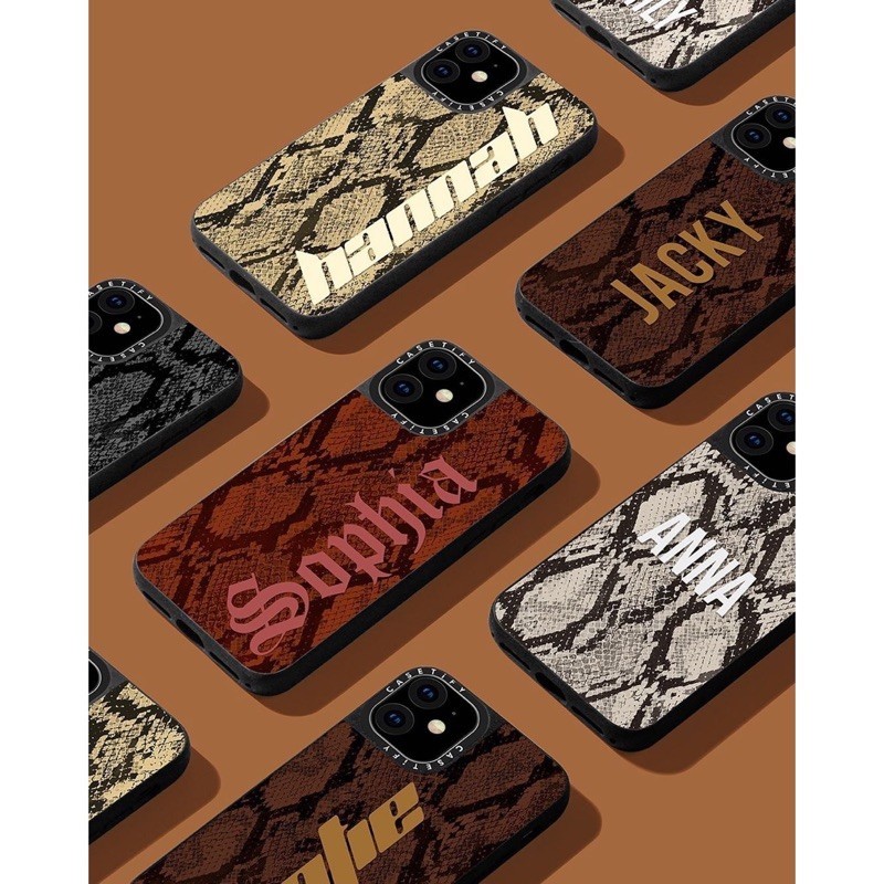 [現貨免運]Casetify 蛇紋客製化文字手機殼 iPhone 11 Pro
