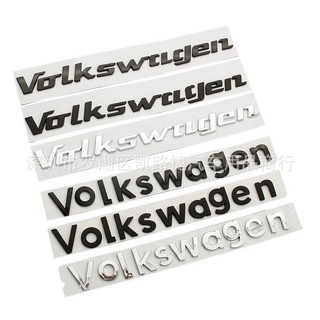 適用於用於 CC Golf Magotan Lamando Polo Bora 標誌的 VW Volkswagen 字母