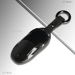 Tesla鑰匙保護套 軟透明彈性鑰匙外殼 TPU汽車鑰匙套 適用於特斯拉Model 3/Y/S/X汽車配件、DF