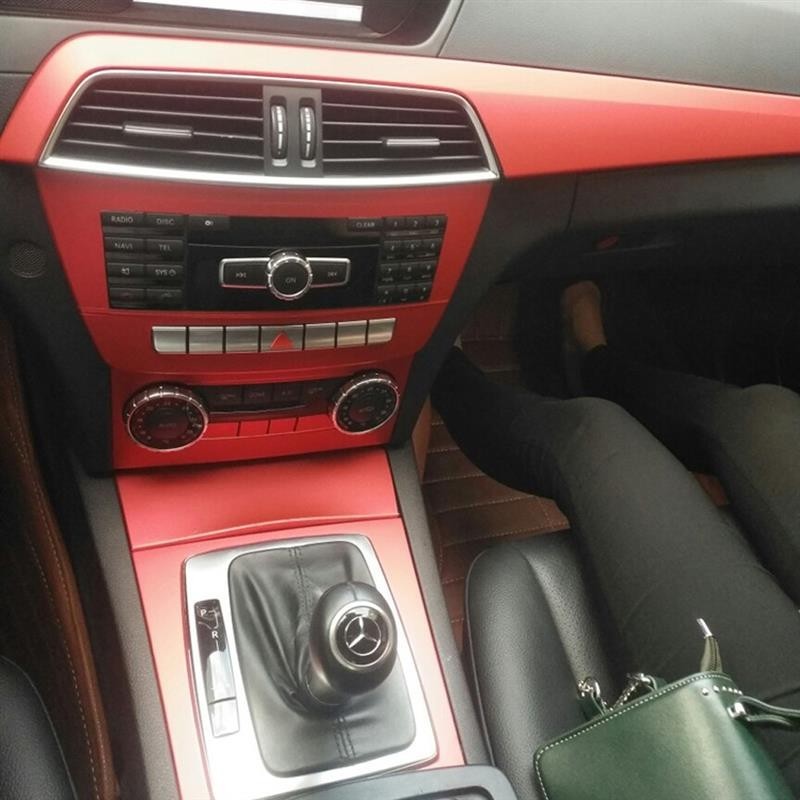精選適用於2011-2014款賓士C級內飾改裝貼紙 Benz奔馳C级W204中控檔位碳纖維裝飾貼保護防刮貼Benz改