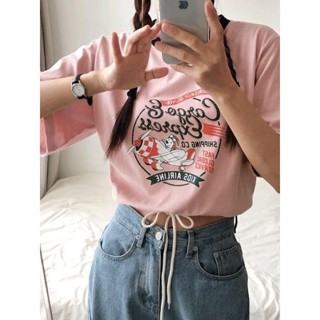 Codibook｜韓國 dressnalda 正韓粉色綁帶半袖露肩圓領上衣［預購］短袖上衣 女裝