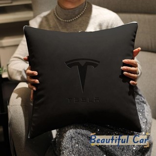 台灣出貨 適用於特斯拉TESLA Model 3/X/Y/S車用舒適抱枕腰靠墊枕汽車內飾改裝配件
