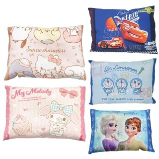 【現貨】小禮堂 兒童棉質枕頭 28x39cm 冰雪奇緣 CARS 美樂蒂 三麗鷗 哆啦A夢