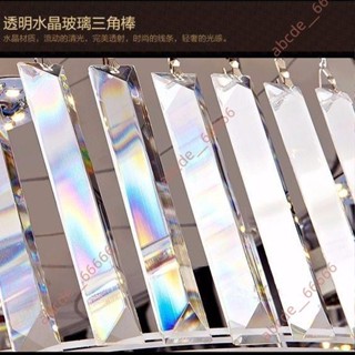 廠商 精品爆促#水晶三角條玻璃掛件 水晶燈配件 水晶吊燈水晶條 透明長條形水晶墜 水晶吊飾 水晶燈飾 水晶掛飾