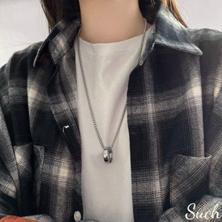 Such｜項鍊🔥鈦鋼項鍊｜項鍊男 男生項鍊 古巴項鍊·鈦鋼戒指項鍊女ins潮嘻哈個性情侶新款衛衣毛衣鍊 吊墜 項鏈