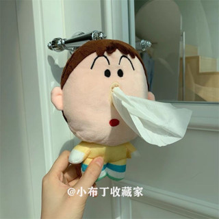 車載抽紙盒 掛式面紙盒 ins阿呆抽紙盒玩偶卡通鼻涕紙巾盒可愛蠟筆小新小紅書同款布娃娃 面紙盒車用 汽車裝飾