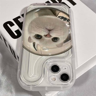 加厚手機殼 防摔 貓眼貓咪氣囊防摔蘋果14promax手機殼iphone13pro12/11矽膠7p軟