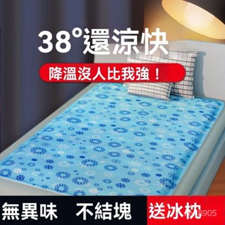 ✈️臺灣熱銷💌凝膠冰墊床墊冰枕頭夏季學生宿捨免註水單雙人涼席沙髮墊降溫神器 TBAL