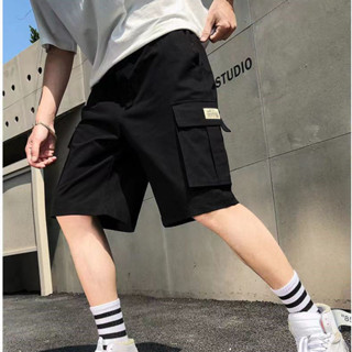 🎈休閒男神🎈青年韓版工裝短褲男士寬松5分褲男人大碼休閑5分褲少年潮流運動褲分褲寬鬆工作工裝球褲百搭