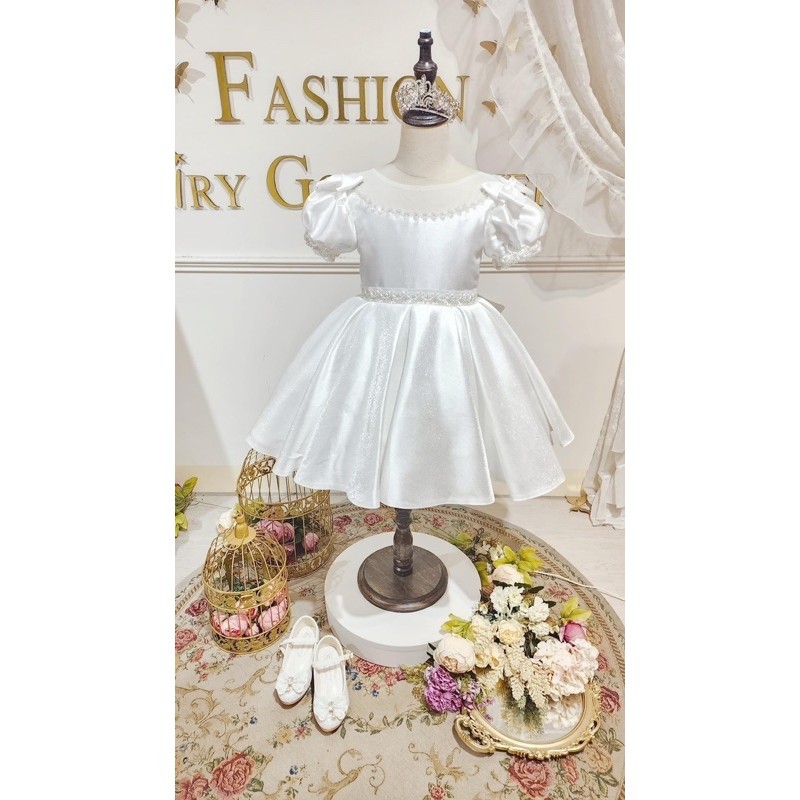 神仙教母的夢想禮服👰🏻‍♀️夢想的旋轉木馬（白金）小名媛 全新 兒童畢業典禮 舞會 花童裝 禮服