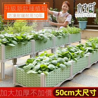 ✨現貨速發✨可開發票✨蔬菜種植箱花箱室外庭院樓頂種菜盆神器特大號種菜專用箱陽臺花盆