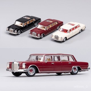 【閤金車模】GCD 1:64梅賽德斯賓士普爾曼Pullman模擬閤金汽車模型玩具擺件