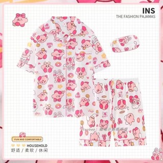 免運 日系ins星之卡比睡衣女夏季薄款短袖學生甜美可愛卡通家居服套裝
