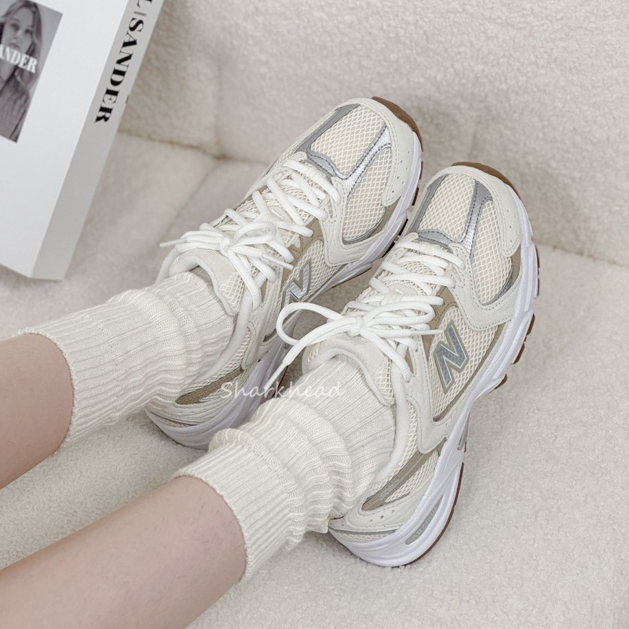 正品New Balance 530 老爹鞋 奶茶色 咖啡 卡其 白銀 白 MR530GB 焦糖底