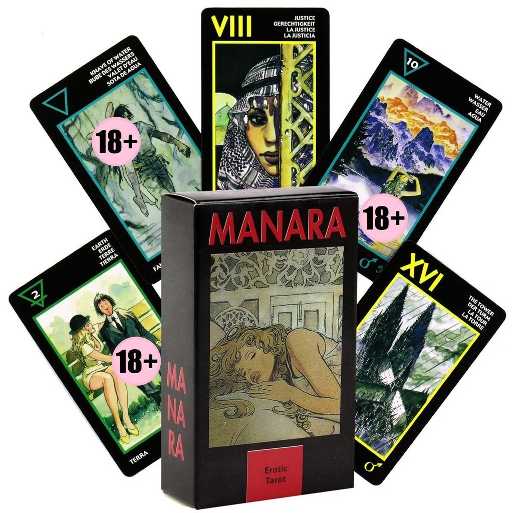 塔羅牌 佔僕 祈運 桌遊 卡牌 瑪納拉塔卡牌  贈中文電子指南 Manara Tarot 全英文桌遊卡牌