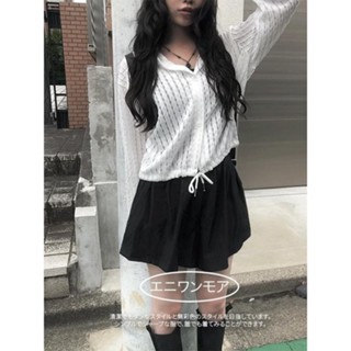 Codibook｜韓國 anyonemore 寬鬆連帽V領長版針織開襟衫［預購］針織外套 女裝
