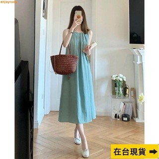 Miss推薦✈夏季洋裝連身裙露背鏤空連衣裙女夏季新款度假風法式寬松長裙設計感背心裙子
