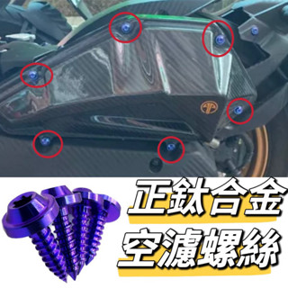 SYM CLBCU 蜂鳥 空濾鈦螺絲 正鈦螺絲 鈦合金螺絲 arma空濾蓋 原廠空濾蓋 CLBCU改裝 鈦合金 正鈦