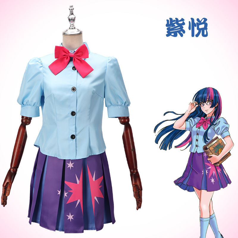 cos服 cosplay 服裝 錶演服 萬聖節服飾 cos 全套套裝 cosplay角色扮演服裝 小馬紫悅cos服少女製