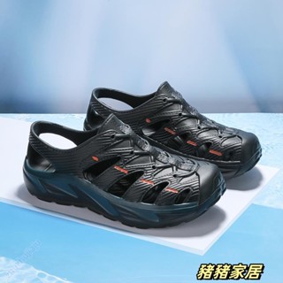 品質保障·ins款侃爺洞洞鞋 超輕防滑底透氣鏤空沙灘涼鞋 晴雨衣兩穿速乾涉水鞋 溯溪鞋 套腳花園鞋Wenna