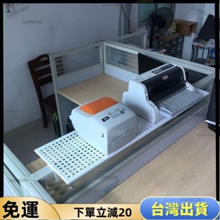 🔥臺灣出貨🔥辦公室桌面電話機架 辦公桌隔板列印機架子 工位檔案收納置物架辦公桌隔板印表機架子 JM-28