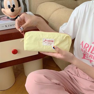 卡通筆袋 筆袋 鉛筆袋💕馬卡龍筆袋ins高顏值學生簡約大容量文具盒純色小號化妝包收納袋