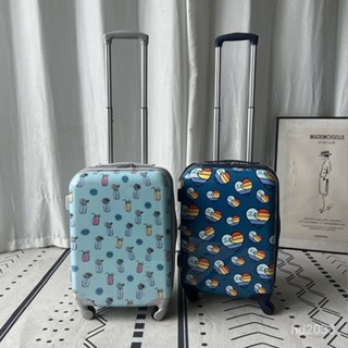 美國旅行者20寸可擴充套件卡通印花行李箱靜音萬嚮輪拉桿箱可愛兒童箱 出行收納包 旅行收納包