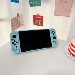 任天堂switch 方框裡小傑尼龜 保護殼適用於oled TPU彩繪保護套