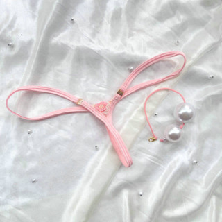 【臺灣出貨】【保密發貨】拇指蓋蕾絲火辣刺繡丁字褲磨擦可玩珍珠內褲入體T褲性感女士緊身bdsm調敎調情情趣玩具成人專區玩具