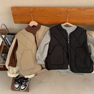 【優惠大促】男童棉背心 秋冬男孩衣服 冬季加厚童裝 中大童無袖 冬裝兒童背心外穿NM