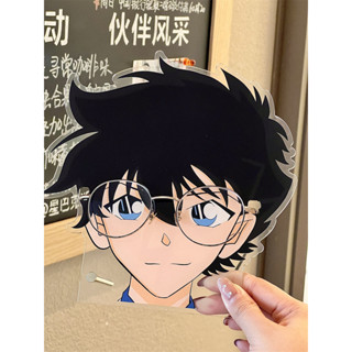 亞克力眼鏡架✨ 小紅書同款名偵探柯南周邊亞克力眼鏡架黑羽快鬥桌面擺件裝飾 卡通眼鏡架 眼鏡支架 桌面擺件
