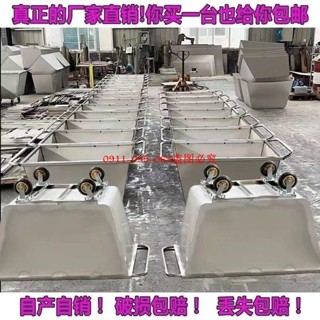 （訂金價格 聊聊諮詢）加厚不銹鋼養豬飼料車手推車喂料養殖場飼料豬場運輸車喂豬養殖場