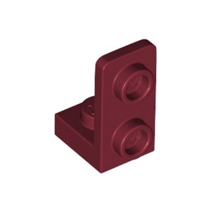 [樂磚庫] LEGO 73825 平板 側向型 深紅色 1x1 6359683