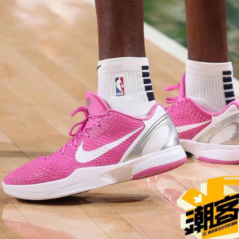韓國代購正版 Kobe 6 Kay Yow Think Pink 科比6代 乳腺癌 柯比6代 男子實戰籃球鞋
