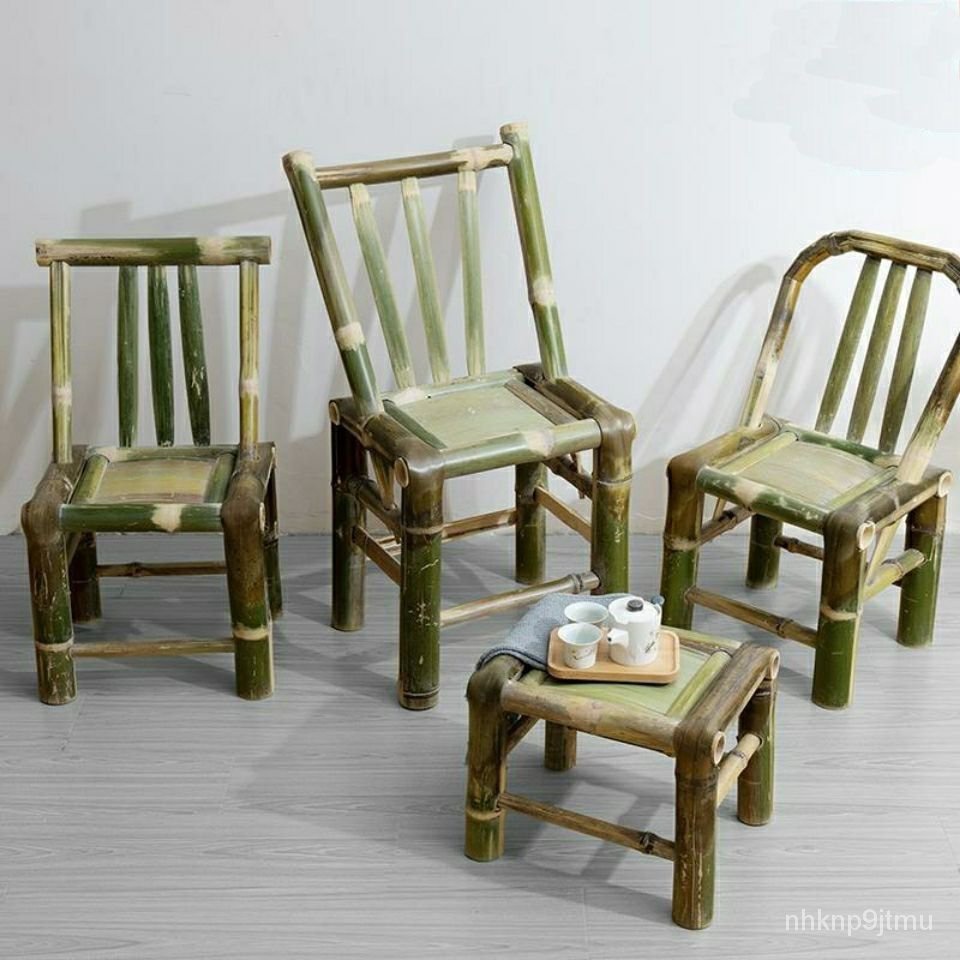 超優惠-可開發票 竹椅子靠背椅傢用藤椅單人編織竹製藤編小椅陽臺休閒椅老式竹凳子
