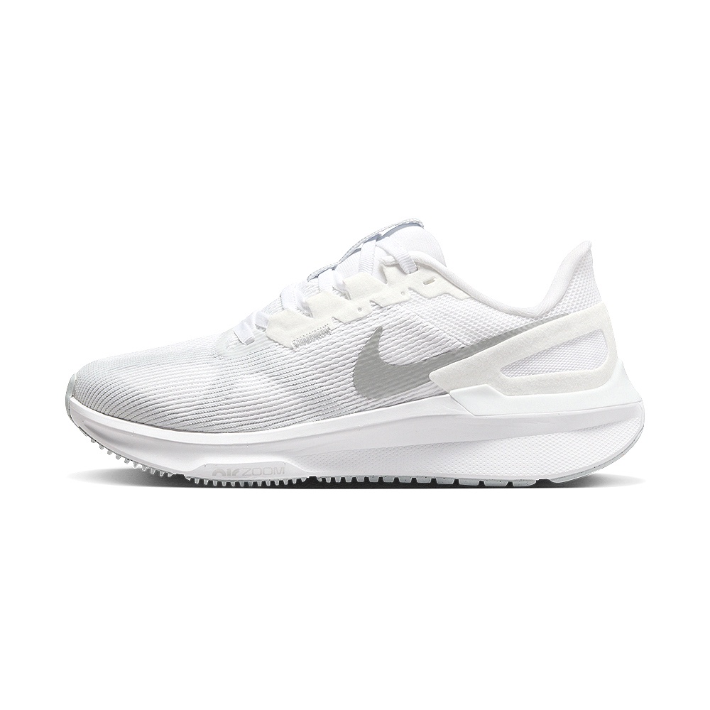 Nike Air Zoom Structure 25 女 白 訓練 網布 緩震 運動 慢跑鞋 DJ7884-101