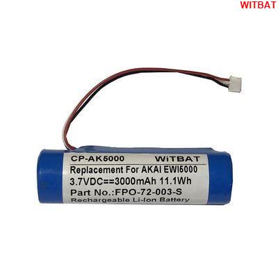 WITBAT適用雅佳 AKAI EWI 5000電吹管電池FPO-72-003-S🎀