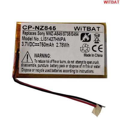 WITBAT適用索尼NWZ-A845 NW-S639 MP3電池LIS1374HNPA🎀