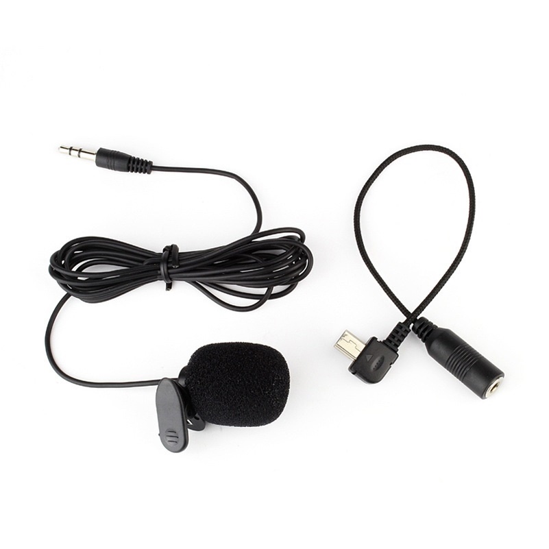 For GoPro Hero 3 3+ 4 Only 3.5mm External Microphone Clip On