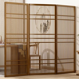 屏風 屏風隔闆 屏風隔墻 屏風隔斷客廳遮擋臥室遮擋格柵傢用簡約客廳玄關隔斷入戶小戶座屏