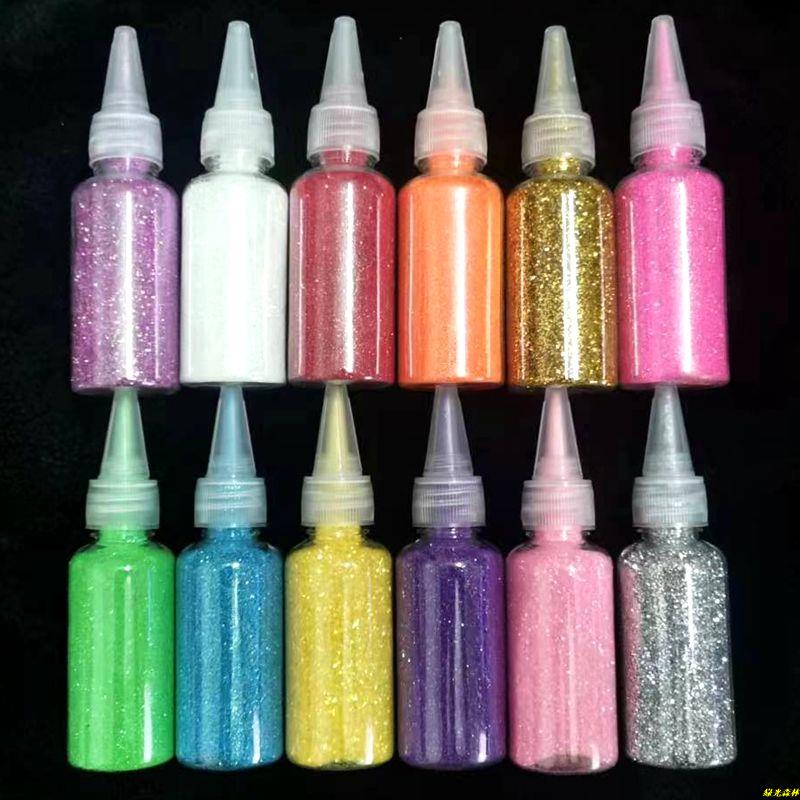 🔥甄選好物❥ 12色瓶裝金粉閃光粉亮晶晶粉 金蔥粉diy手工亮粉玫瑰花閃粉