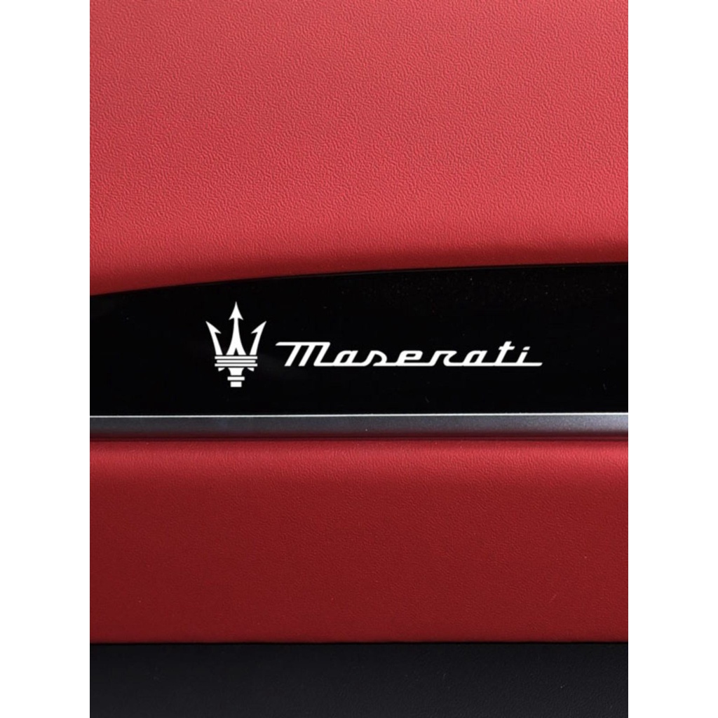 【金屬車貼】瑪莎拉蒂總裁 Ghibli Grecale Levante內飾改裝汽車貼紙金屬車標