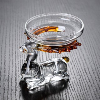 【鹿港春囍堂 現貨】茶漏 濾網 過濾 泡茶器 手工 玻璃製過濾 創意福鹿茶漏 網濾茶渣 做工細緻 熱銷商品