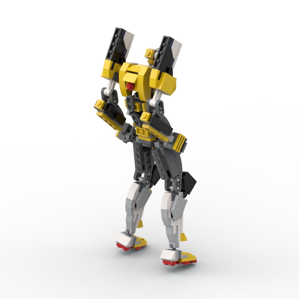 MOC小型機甲外骨骼機器人EVA零號機兼容樂高益智拼裝積木玩具擺件
