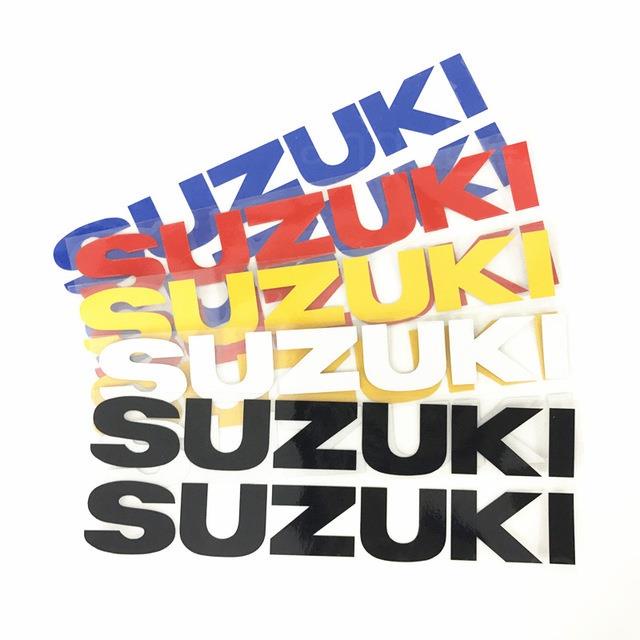 桃源出貨 1對裝 摩托車 反光膜 油箱墊 徽標 貼花 適用於 鈴木 機車 改裝 字標 SUZUKI