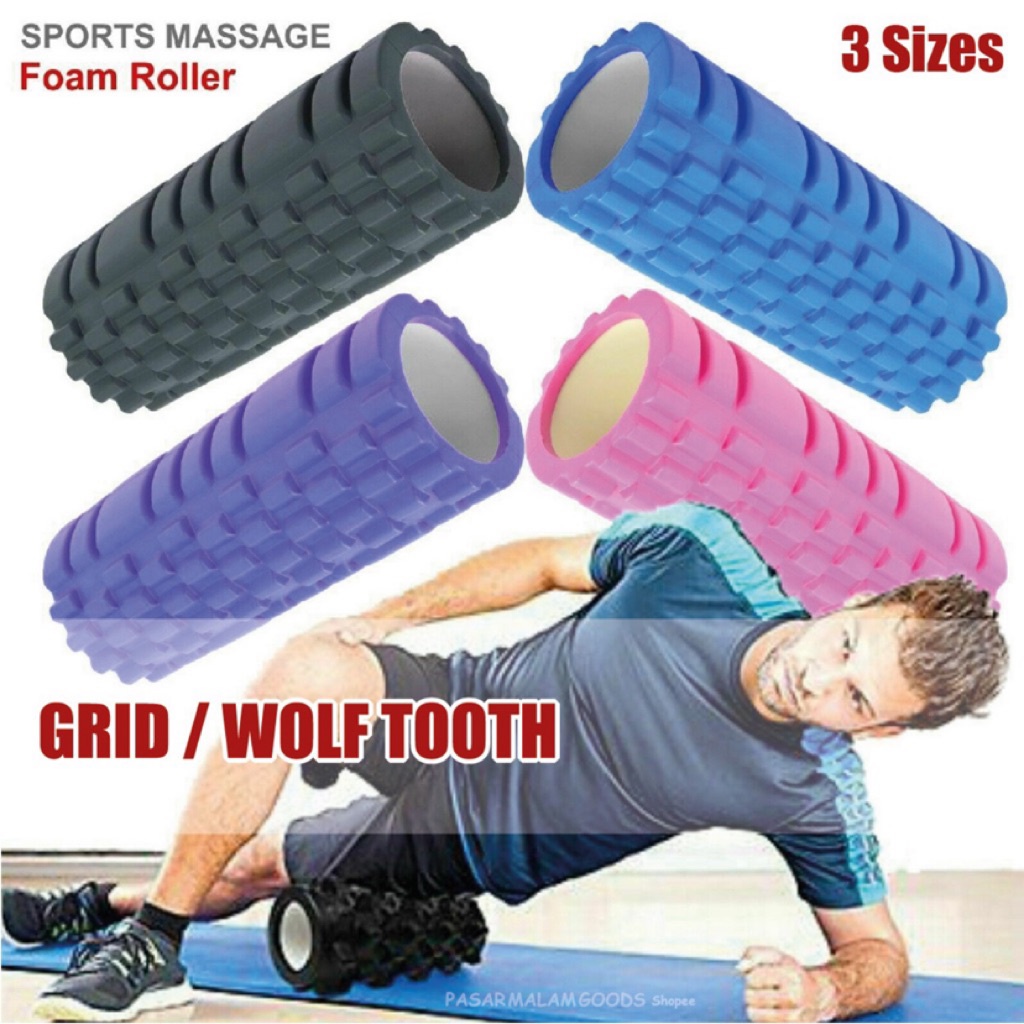 Foam Muscle Roller For Yoga Pilates And Deep Muscle ★