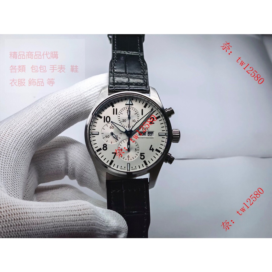 萬國 IWC3777 飛行員計時系列 機芯同步原裝 上海7750機芯 男錶 女錶 情侶款手錶341