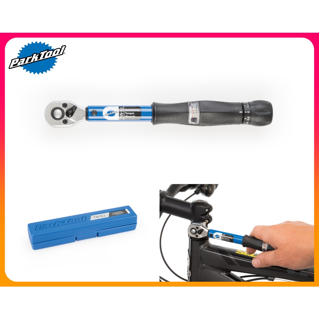 騎樂●公司貨●Park Tool TW-5.2 響聲式棘輪扭力扳手/維修工具/扭力扳手/正牙反牙皆可操作/測量扭力值