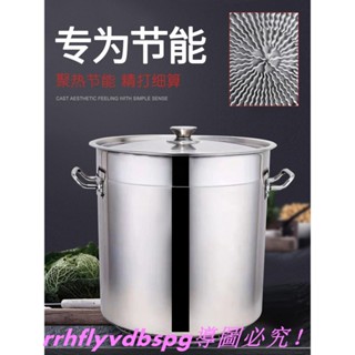 CC家不銹鋼翅片桶 奶茶桶滷煮桶 商用翅片節能湯鍋湯桶不銹鋼桶帶蓋加厚大容量滷桶滷鍋圓桶複合底